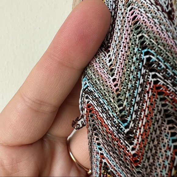 Grifflin Paris Knit Lace Sleeveless Dress Sheath Multicolor Size Medium - Picture 8 of 8